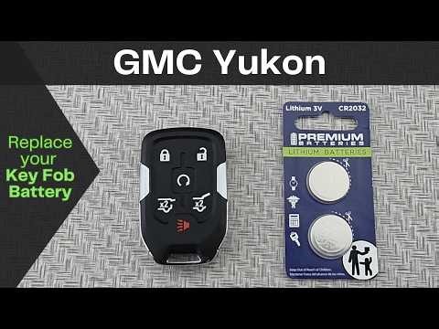 How to DIY Replace or Change a 2015-2020 GMC Yukon Key Fob Remote Battery