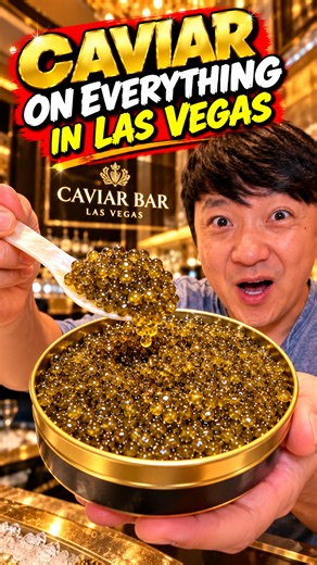 This Las Vegas Restaurant put Caviar on EVERYTHING!