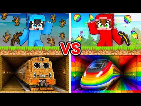 Encontré el MEJOR TREN ENTERRADO en Minecraft!