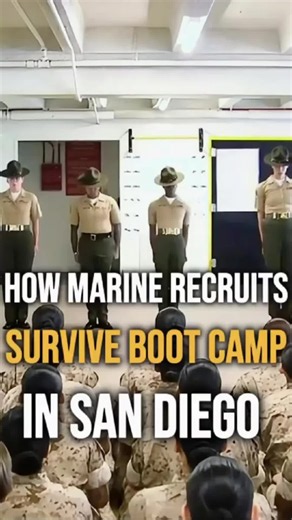 USMC Boot Camp Day 1: Recruit Faces the Drill Instructor