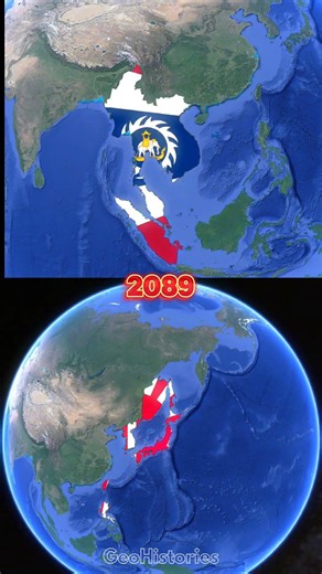 Evolution of Thailand & Japan in 100 Years #maps #history #historymap