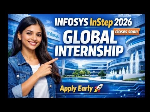 Infosys in-step Internship | a Global internship | Closes soon | apply now
