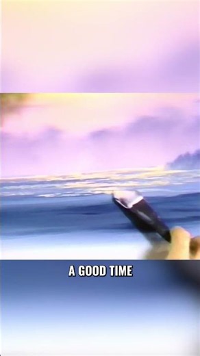 Bob Ross adds some sparkle to these ocean waves #bobross #painting