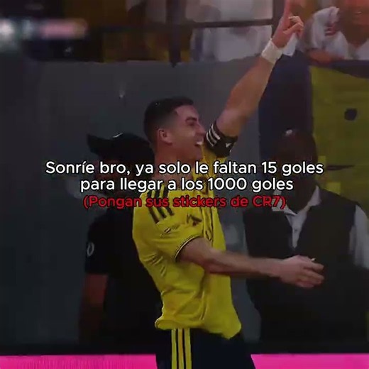 Solo le faltan 15 goles a Cristiano Ronaldo 🔥