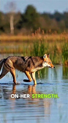 Watch the Red Wolf Move 🐺🔥 | You Won’t Hear It Coming #natureshorts #wildlife #animals #interesting