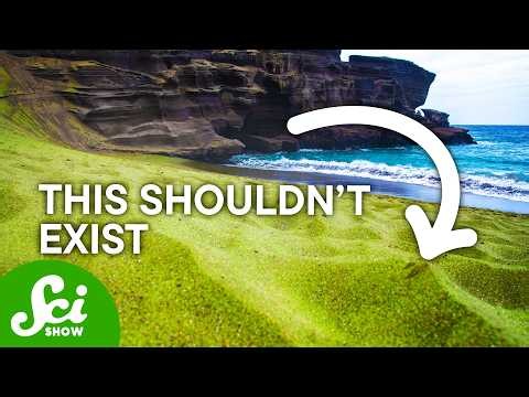 This Green Beach Shouldn't Exist