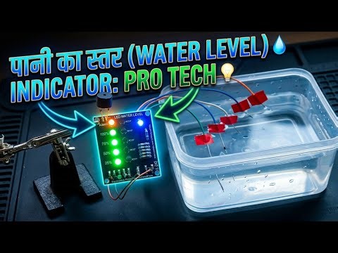 Automatic Water Level Indicator System | Smart Tank Monitoring Project with PCB Design