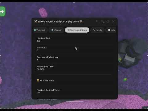 Sword Factory Script Releasing Tomorrow