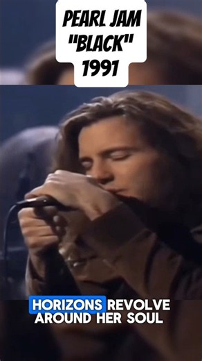 Pearl Jam Black (Live Performance) Eddie Vedder’s Incredible Vocals 1991 Alternative Rock Classic