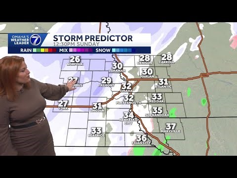 Whiteout conditions expected Sunday for Omaha area