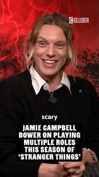 Jamie Campbell Bower on Playing Multiple Roles This Season of Stranger Things #strangerthings