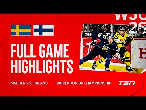 Sweden vs. Finland FULL GAME HIGHLIGHTS | 2026 World Junior Championship