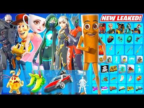 All NEW Fortnite UPDATE LEAKED Skins & Cosmetic Showcase(Toy Story, TTT Sahur, OG Pass, Super Style)
