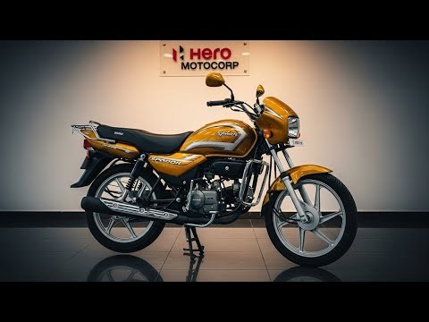2026 Hero Splendor 90cc Gold Color Review 🔥 Mileage, Price & Features | Best 90cc Bike