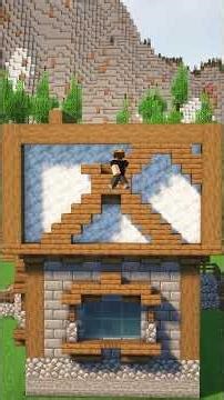 Large Medieval House Tutorial in Minecraft 🏠 #minecraft #build