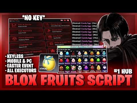 Blox Fruits Script — NO KEY, Egg Finder, Auto Egg Missions, Auto Collect Eggs, Auto Farm (BEST)