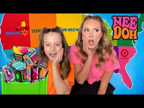 THROWING A DART AT A MAP & NEEDOH HUNTING WHEREVER IT LANDS 🎯🤭 #needoh #trending #shopping #viral