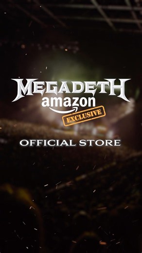 Exclusive new gear at the Megadeth Amazon store. Available now.