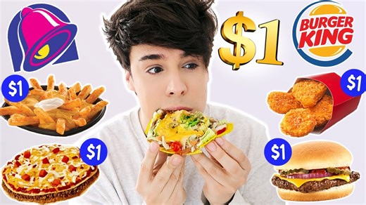 Watch what happened when I spent 24 hours eating only items from the dollar menu