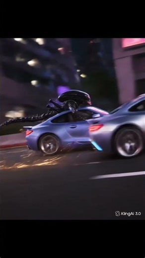 “Alien vs Predator Street Race 😂🏁 (BMW vs Mercedes Chaos!)”