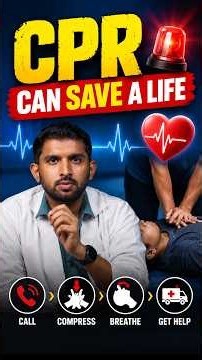 Someone Collapses in Front of You? Know CPR 🚨 | Step-by-Step Guide #cpr #healthawareness #firstaid