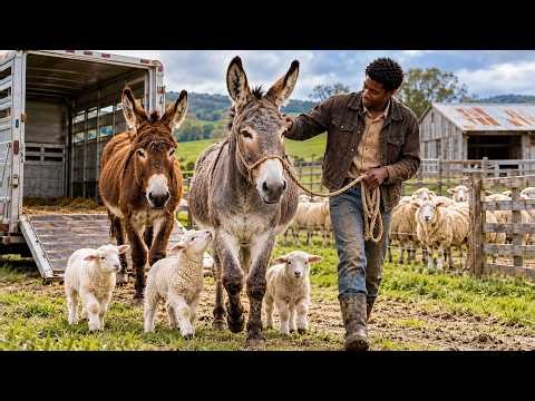 Coyotes Stole His Lambs — Instead of Poison, Black Boy Got 2 Donkeys. By Spring, They...