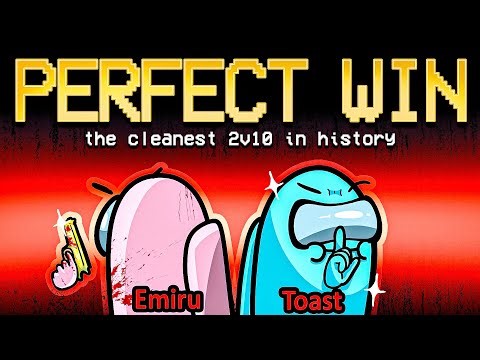 the CLEANEST 2v10 impostor win in a MASSIVE 12-player lobby... (22,900 IQ)