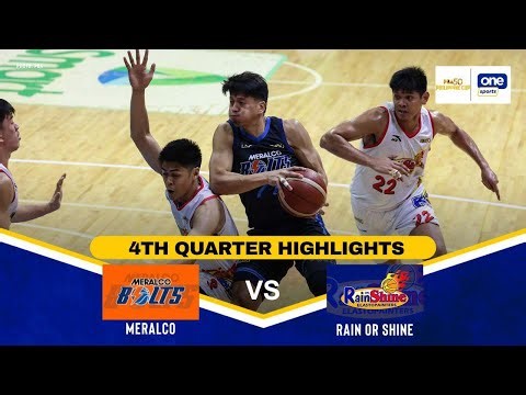 MERALCO vs. RAIN OR SHINE | 4TH QUARTER HIGHLIGHTS | PBA SEASON 50 PHILIPPINE CUP PLAYOFFS | DEC. 29