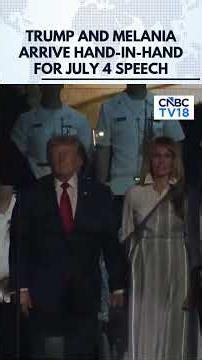 WATCH: Trump, Melania Make Hand-In-Hand Entrance At America 250 Celebration | N18G