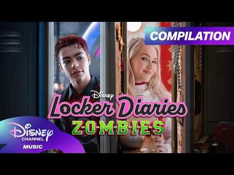Locker Diaries: ZOMBIES Mega Compilation! 💚🎬 | All 11 Episodes | @disneychannelmusic