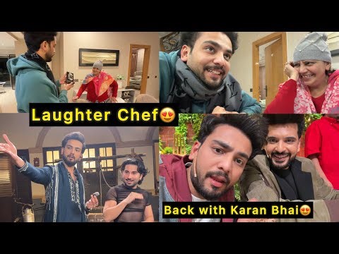 I Am Back With Karan Kundra Bhai In Laughter Chef S3😍