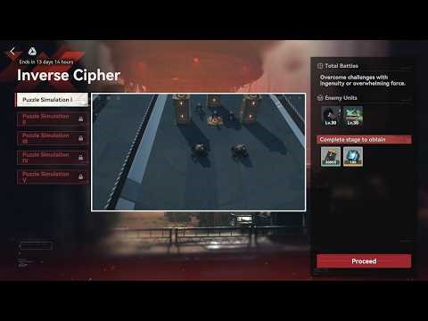 Girl's Frontline 2: Exilium - Inverse Cipher Puzzle Simulation I (LP-1-1) Guide