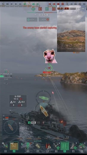 🔥Austin BRRRTS submarine - No depth charge🔥#worldofwarships #wows #cqc