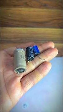Capacitor as a Battery | Experiment with Capacitor #shorts