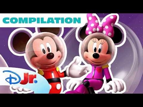 Mickey Mouse Goes to Space! 🚀🌟 | FULL Episodes Compilation | 72 Minutes | @disneyjr