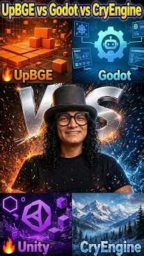 UPBGE - 😎🚀UPBGE vs Godot vs Unity vs CryEngine: 🆚Which one should you use #upbge #unity3d #godot