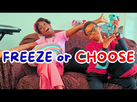 SELF CONTROL TEST! Freeze or Choose Challenge 😱 (Learn Self Control Fast!)