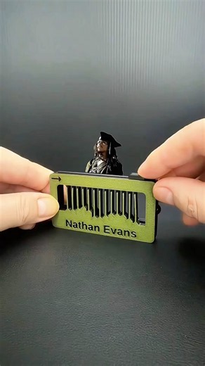 Wellerman - Sea Shanty 3D Printed Fidget Cover ⛵️🌊 #3dprinting #nathanevans #memesong