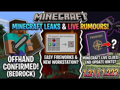 Minecraft UPDATE LEAKED… End Update Coming?!