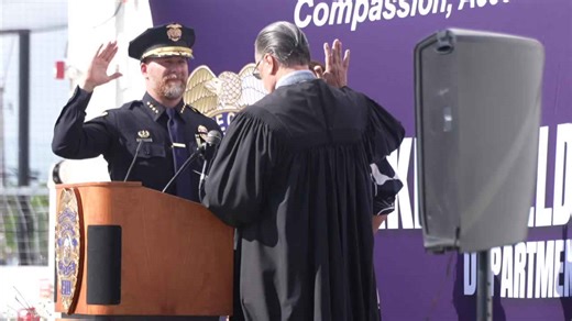 Bakersfield swears in Brent Stratton as new police chief