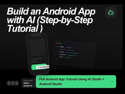 Full Android App Tutorial Using AI Studio + Android Studio #coding #googleaistudio #ai