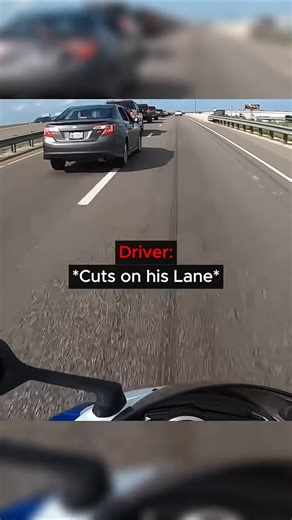 Biker Crashes and Passes Out Seconds Later 😨