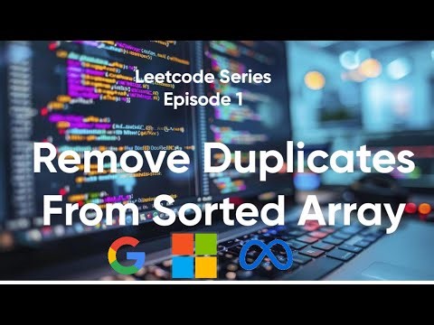 Remove Duplicates from Sorted Array/ #leetcode #leetcoder #dsa #problemsolving #beginnercoding #java