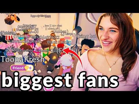 PLAYING ADOPT ME WITH OUR BIGGEST FANS (Packed PRIVATE SERVER)