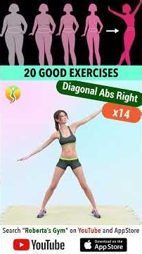 20 #goodexercises to Start Shrinking Your #Waist@RobertasGym #waistworkout #slimwaist #homeworkout
