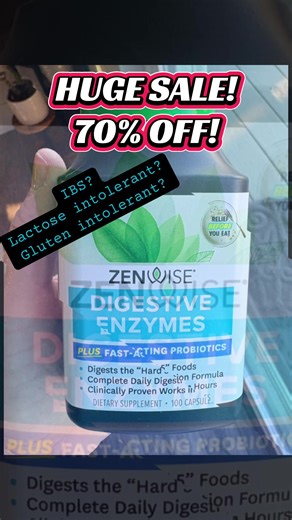 I was diagnosed with lactose intolerance as a teenager. IBS as a young adult. Microscopic colitis in my 40’s.🫠 Digestive enzymes are a GAME CHANGER! We having been using @Zenwise Health for months and it is a phenomenal product! I take it with me wherever I go. They are pretty much giving this away for free. Get your gut healthy today! #zenwise #guthealth #zenwisehealth #digestiveenzymes #digestivehealth