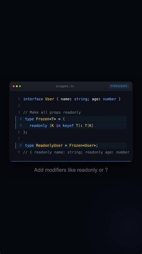 TypeScript Mastery #9 — Mapped Types