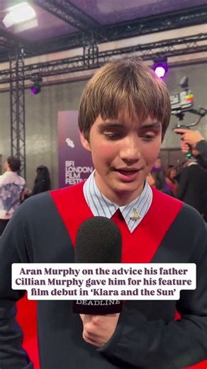 Aran Murphy on the advice his father Cillian Murphy gave him before his feature film debut in ‘K