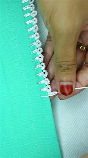 Beautiful decorative lace stitch tutorial step-by-step #embroidery