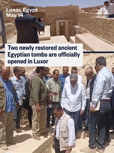 Two newly restored ancient Egyptian tombs in the city of Luxor are now officially open to the public.